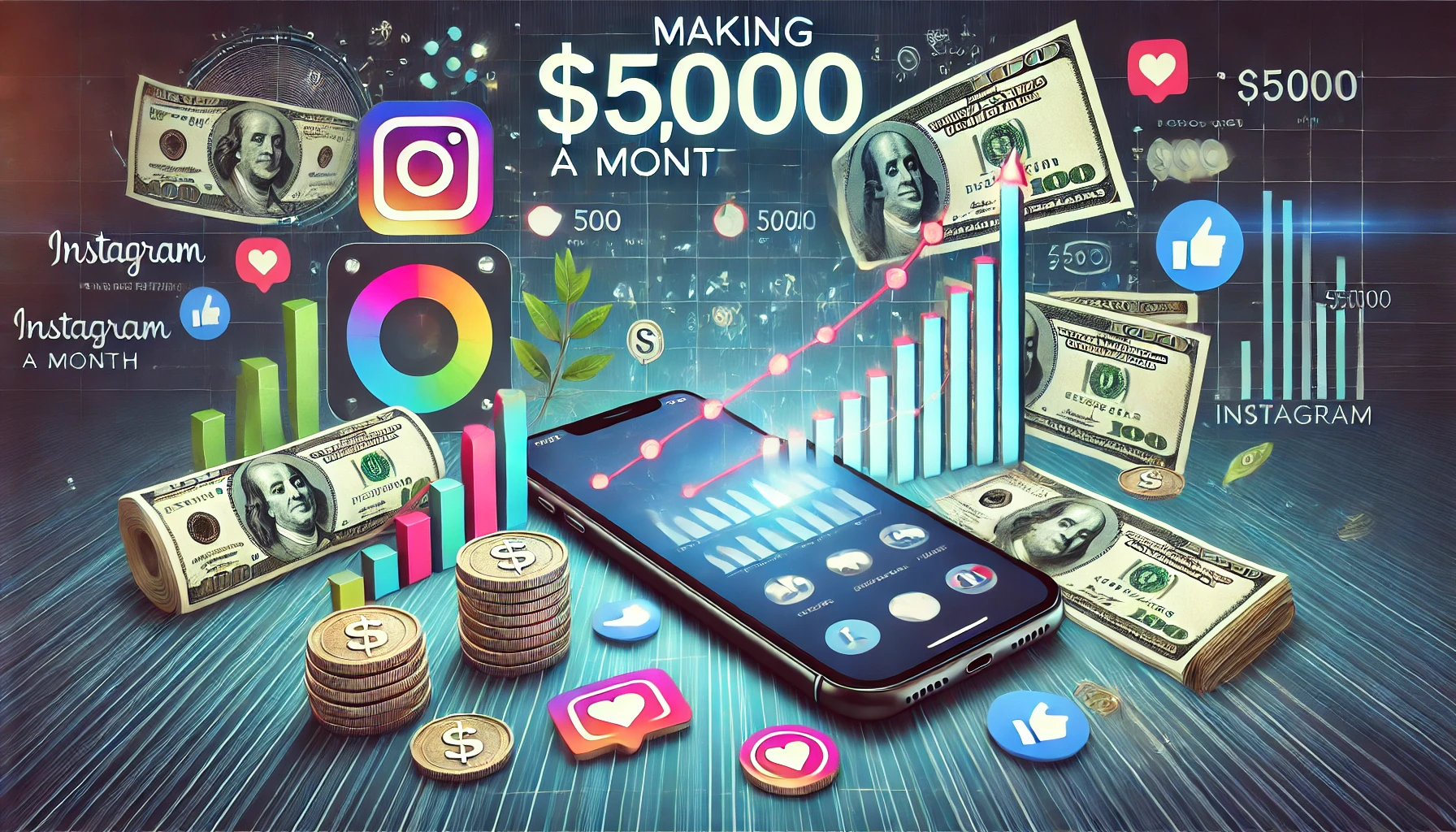 AI＋インスタ】顔出しなしで月に5000ドル稼ぐ方法 | 絶唱リルム