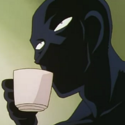 コーヒーをすする